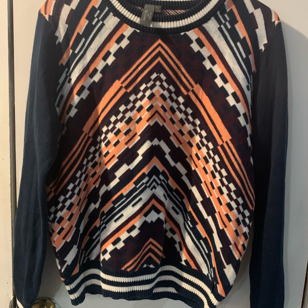 Sweaty Betty Brixton Geometric Print Sweater ~ Women's Small - Multicoloured
